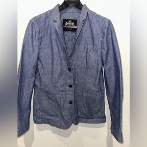 Express denim blazer large